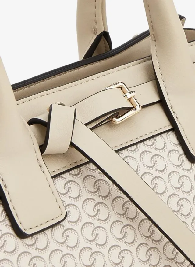 Monogram Print Tote Bag With Double Handle – image 4