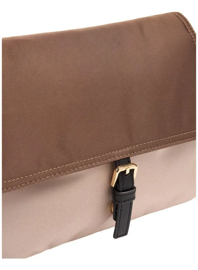 Crossbody Bag With Colour Block Nylon – image 2