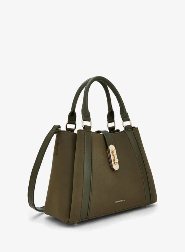 Solid Tote Bag With Adjustable Strap – صورة 2