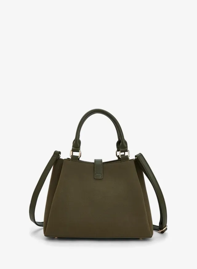 Solid Tote Bag With Adjustable Strap – صورة 4