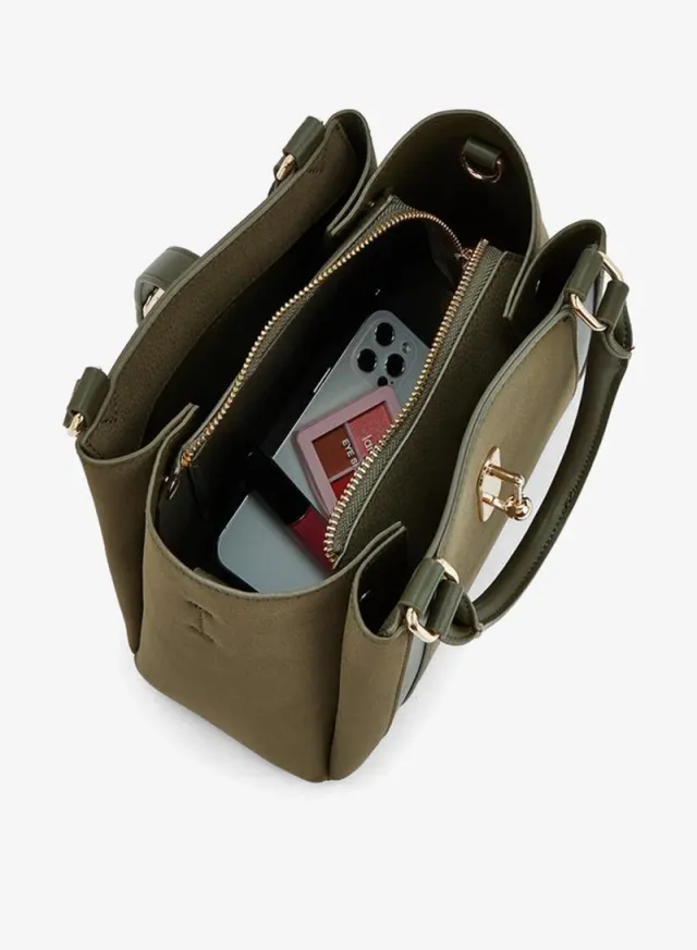 Solid Tote Bag With Adjustable Strap – صورة 7