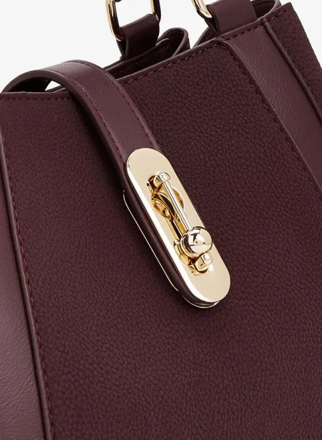 Solid Tote Bag With Adjustable Strap – image 3