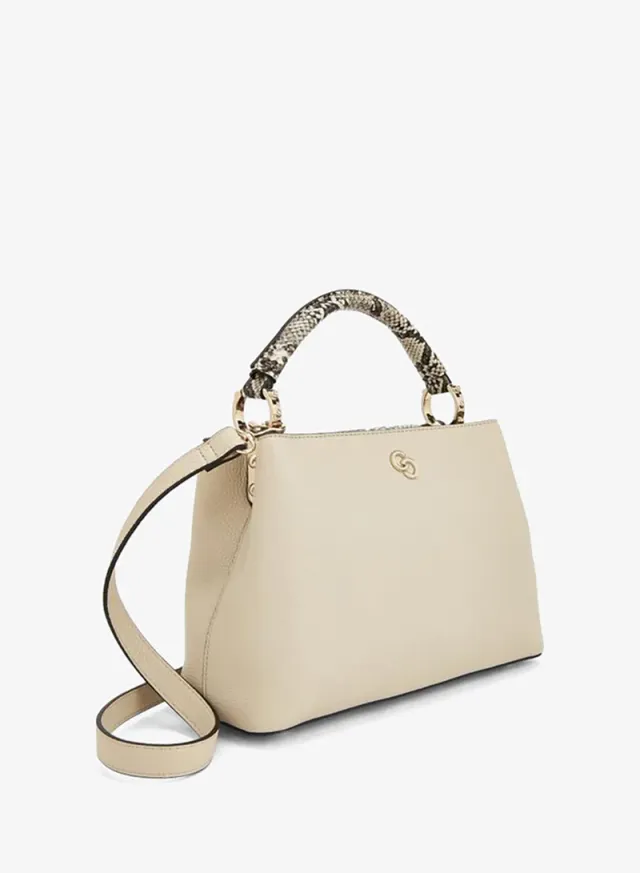 Textured Tote Bag With Detachable Strap – صورة 3