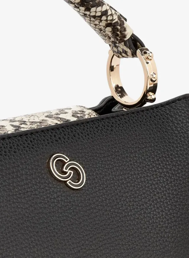 Textured Tote Bag With Detachable Strap – صورة 4