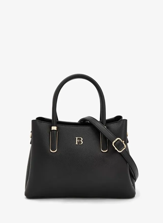 Textured Tote Bag With Detachable Strap