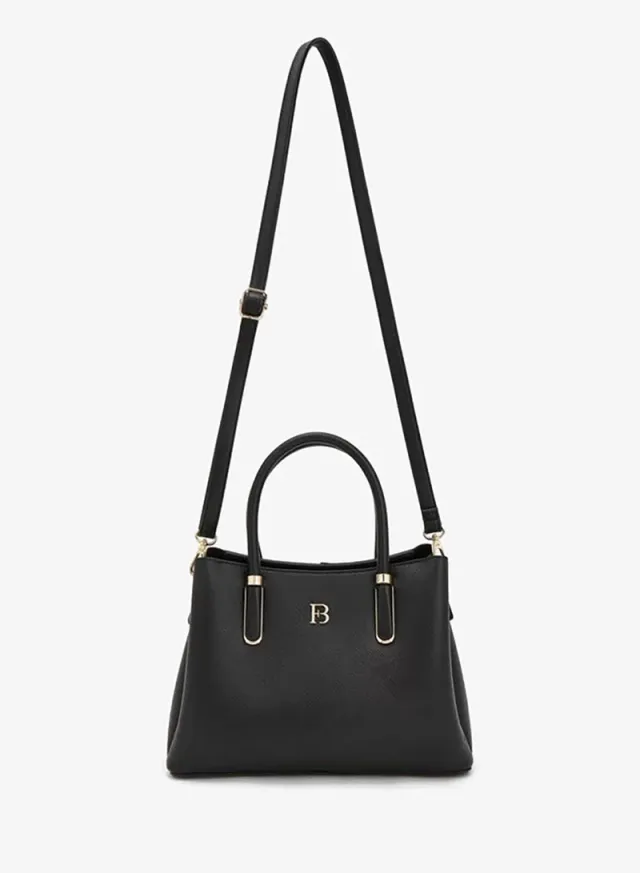 Textured Tote Bag With Detachable Strap – image 2