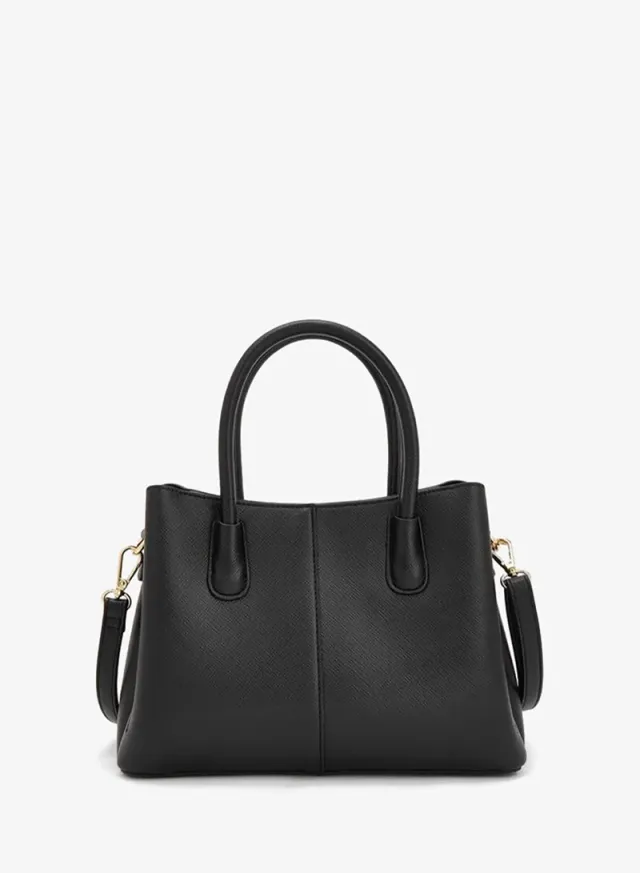 Textured Tote Bag With Detachable Strap – image 5