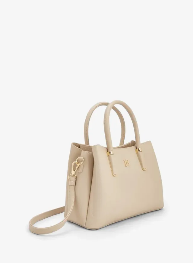 Textured Tote Bag With Detachable Strap – صورة 3