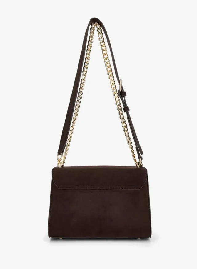 Textured Crossbody Bag With Chain Strap – image 2