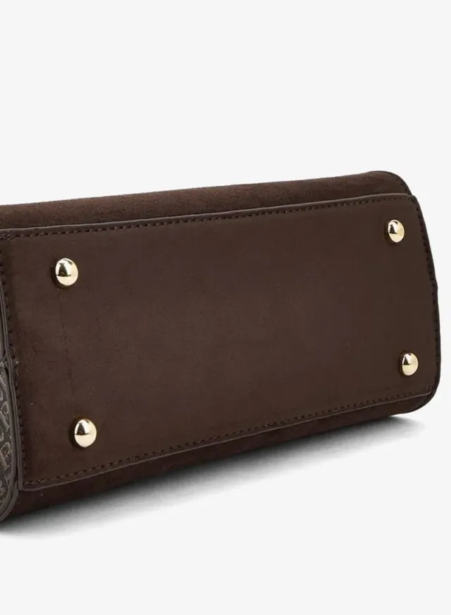 Textured Crossbody Bag With Chain Strap – image 5