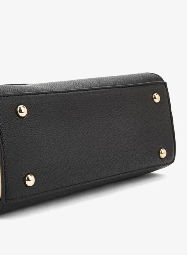 Textured Crossbody Bag With Chain Strap – صورة 5