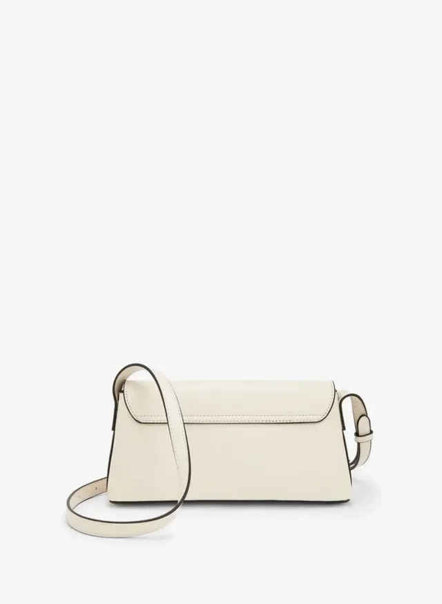 Solid Crossbody Bag With Magnetic Clasp Closure – صورة 6