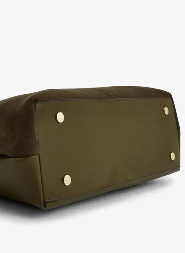 Solid Tote Bag With Detachable Strap – image 5