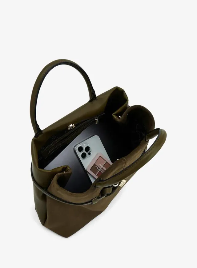 Solid Tote Bag With Detachable Strap – image 7