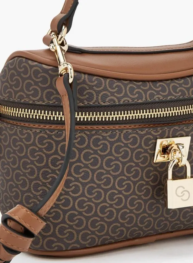 Monogram Print Crossbody Bag With Detachable Strap – صورة 4