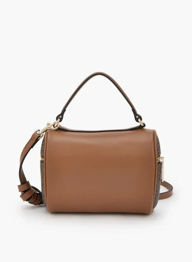 Monogram Print Crossbody Bag With Detachable Strap – صورة 5