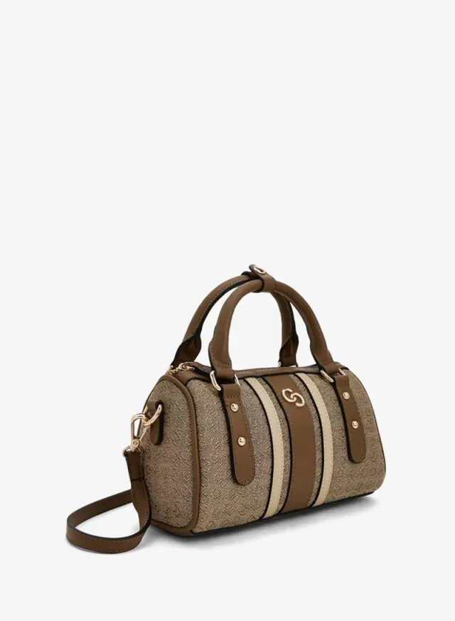 Jacquard Tote Bag With Double Handles – صورة 2