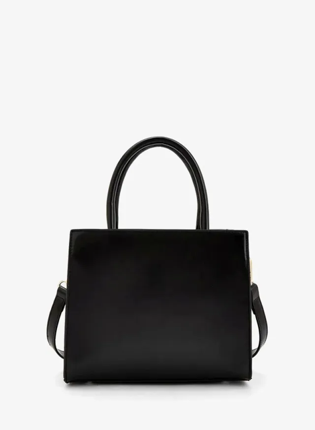 Panelled Tote Bag With Detachable Strap – صورة 5
