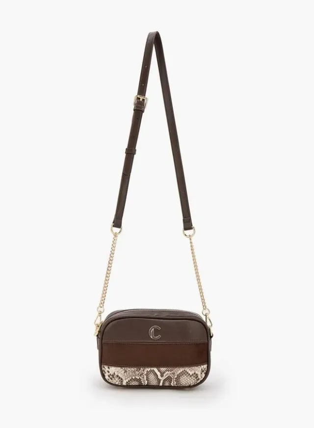 Animal Print Crossbody Bag With Zip Closure – image 2