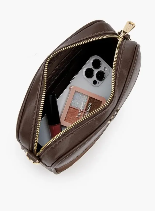 Animal Print Crossbody Bag With Zip Closure – image 7
