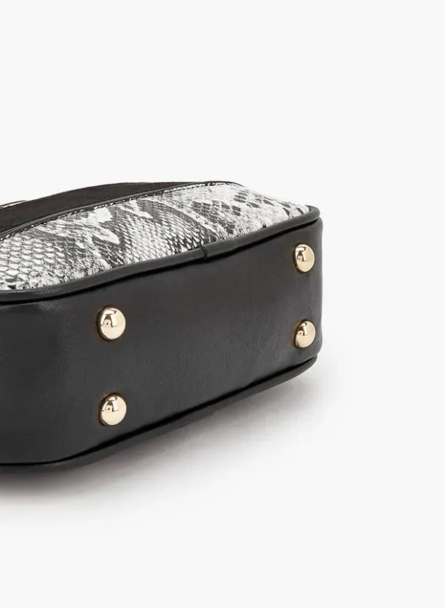 Animal Print Crossbody Bag With Zip Closure – صورة 6