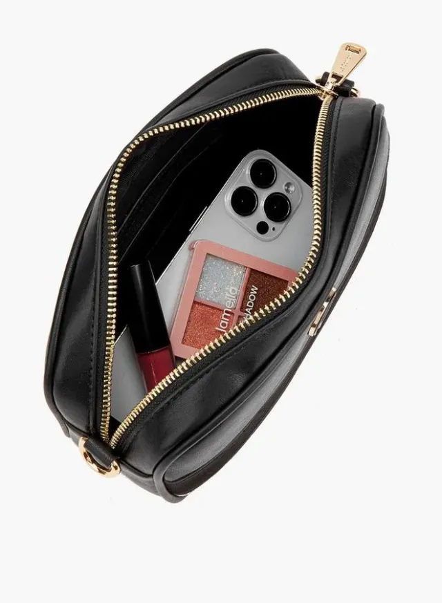 Animal Print Crossbody Bag With Zip Closure – صورة 7
