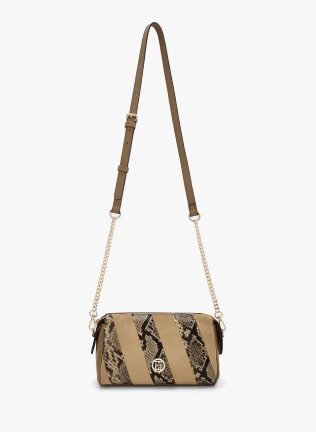 Textured Crossbody Bag With Zip Closure – صورة 2