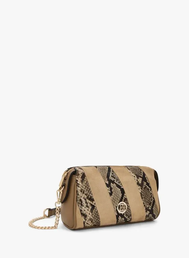 Textured Crossbody Bag With Zip Closure – صورة 3