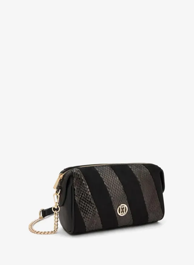 Textured Crossbody Bag With Zip Closure – صورة 3