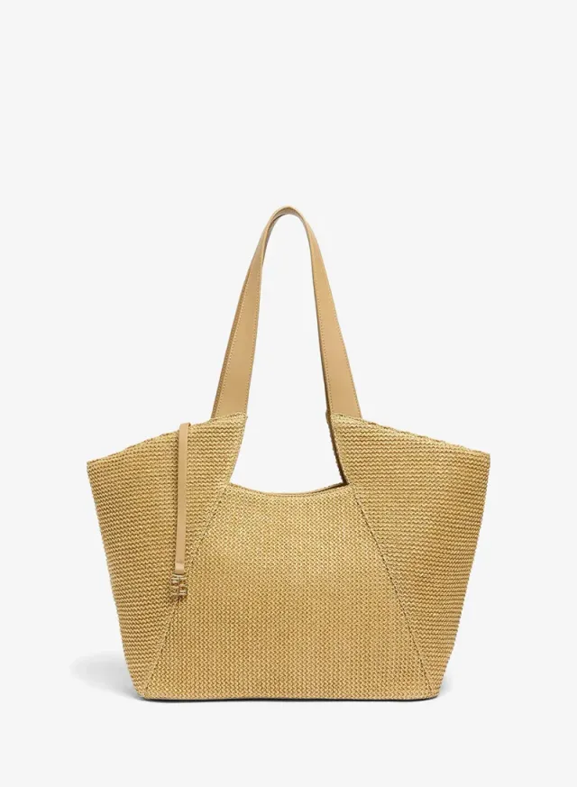 Women Beige Sola Tote Bag – صورة 8