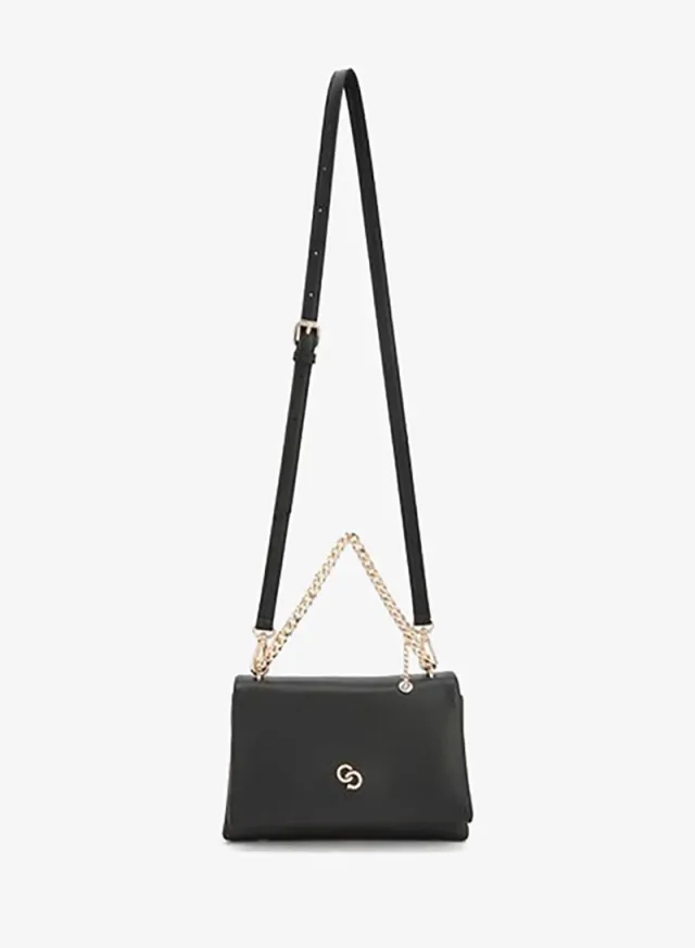 Chain Accent Crossbody Bag With Detachable Strap – صورة 2