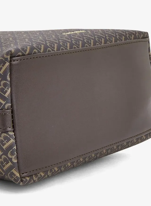 Monogram Print Tote Bag With Detachable Strap – صورة 6