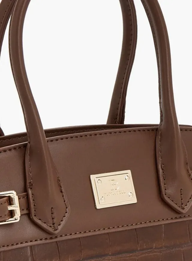 Textured Crossbody Bag With Detachable Strap – صورة 4