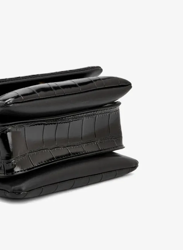 Textured Crossbody Bag With Magnetic Clasp Closure – صورة 6