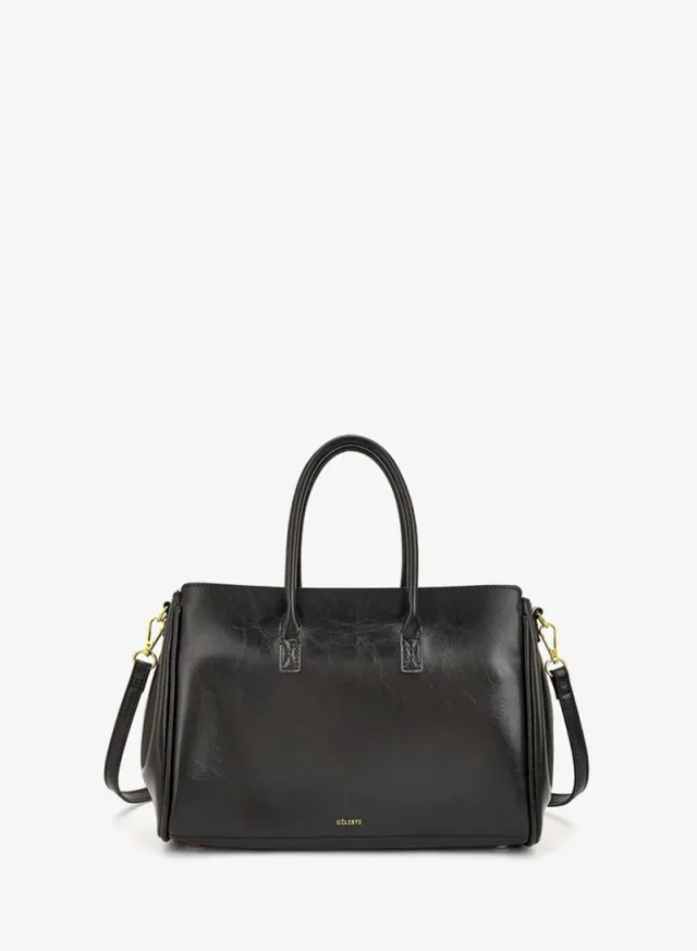 Solid Tote Bag With Detachable Strap – صورة 5