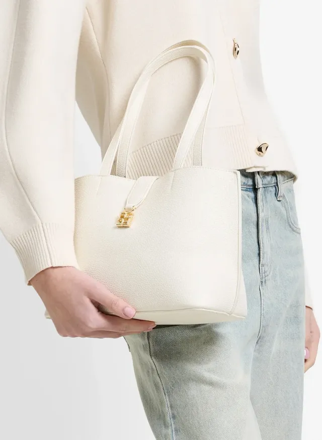Women Off White Emili Medium Tote Bag