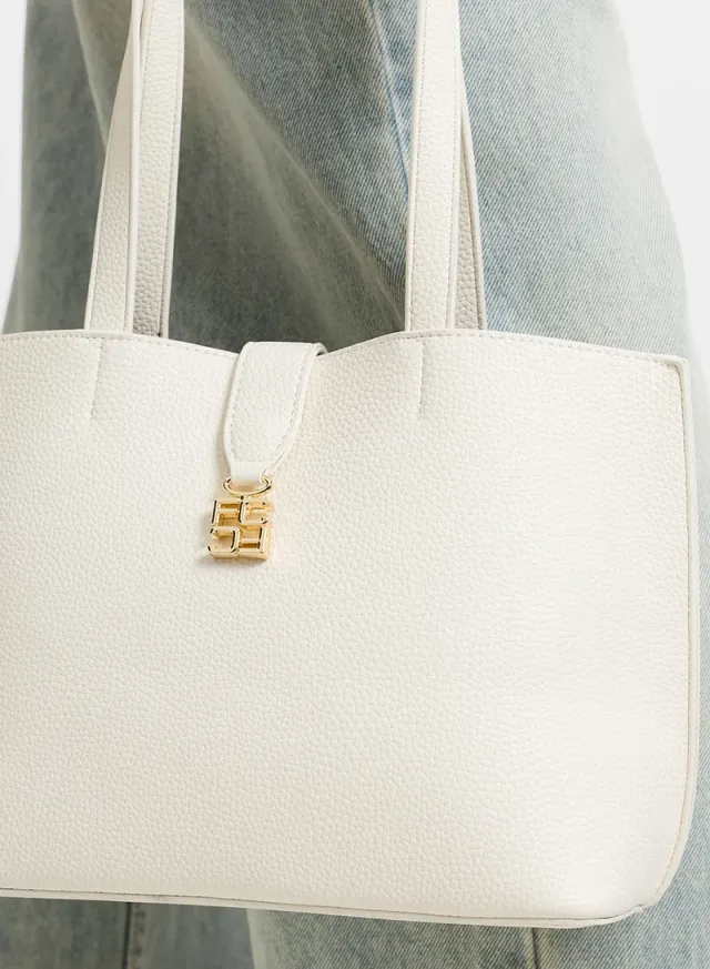 Women Off White Emili Medium Tote Bag – image 3