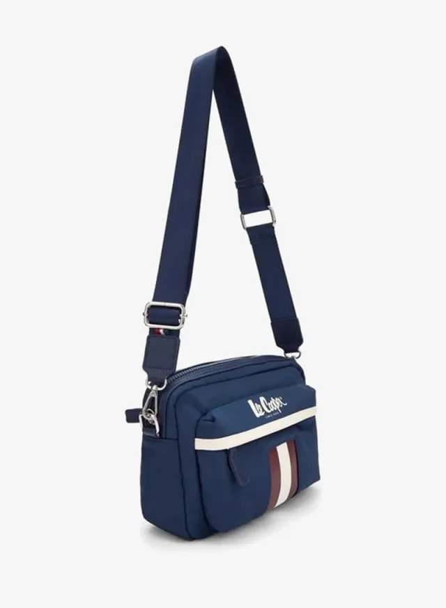 Striped Crossbody Bag With Zip Closure – صورة 6