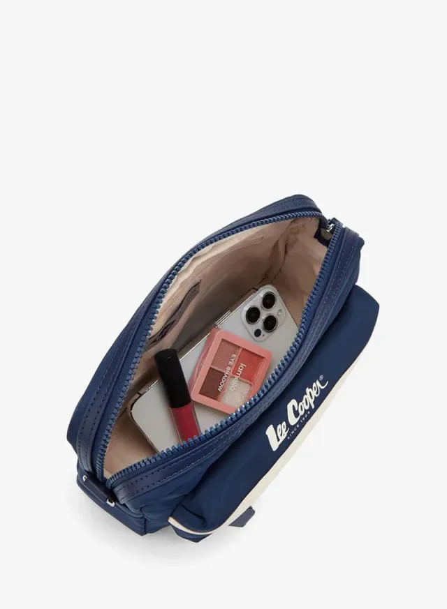 Striped Crossbody Bag With Zip Closure – صورة 7