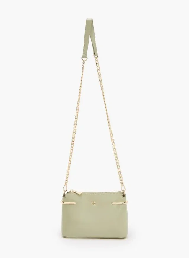 Crossbody Bag With Chain Accent – image 2