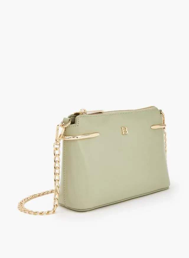 Crossbody Bag With Chain Accent – image 3