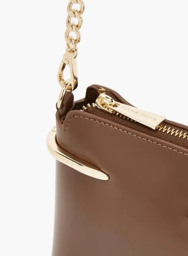 Crossbody Bag With Chain Accent – صورة 6