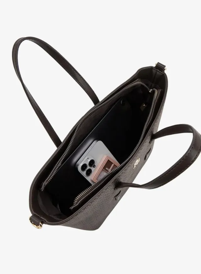 Monogram Print Tote Bag With Detachable Strap – صورة 7