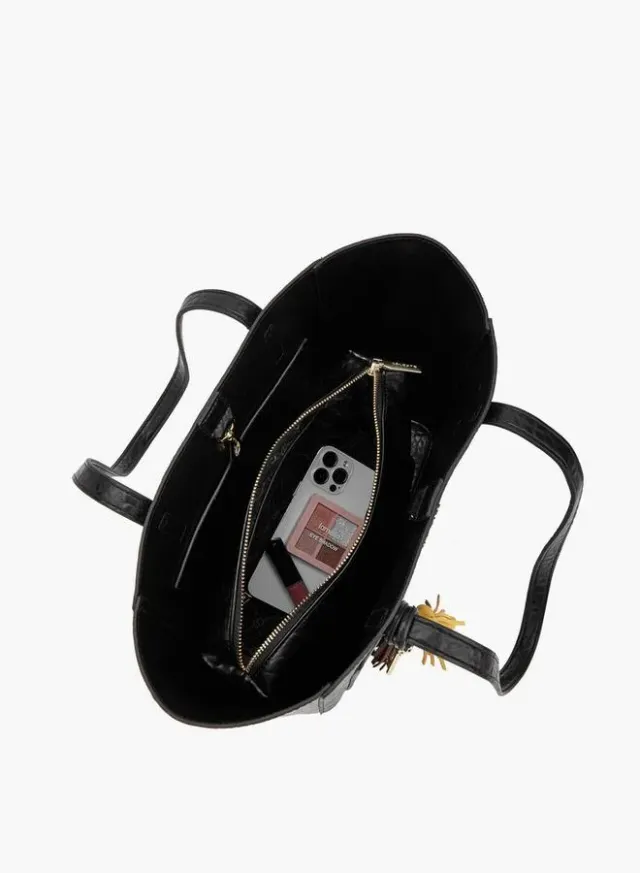 Textured School Tote Bag With Pouch - 37x13.5x28 CM – صورة 10