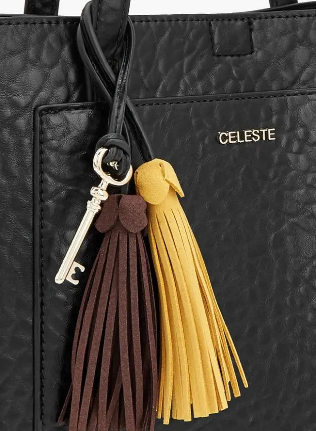 Textured School Tote Bag With Pouch - 37x13.5x28 CM – صورة 5