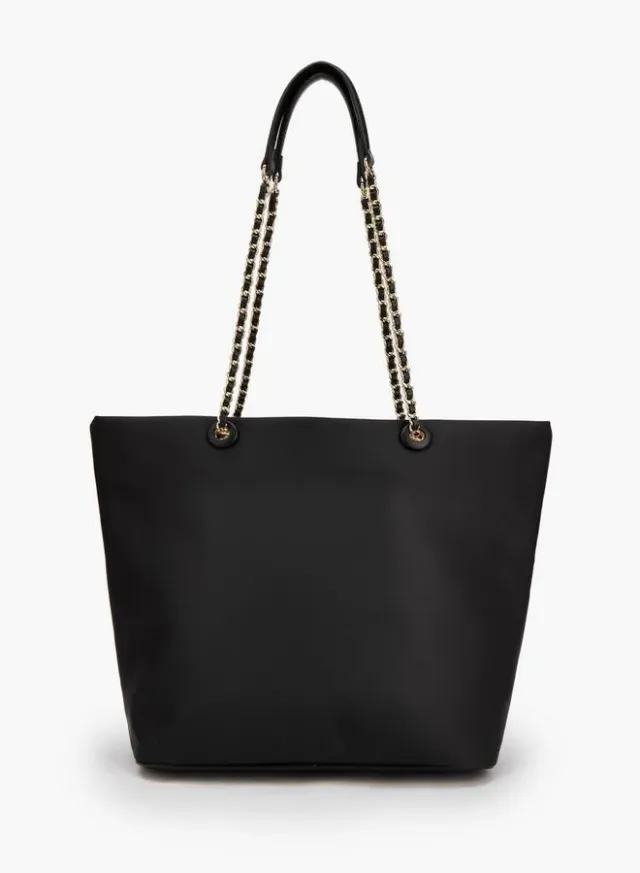 Logo Embossed School Tote Bag With Zip Closure - 31x16x31 CM – صورة 3