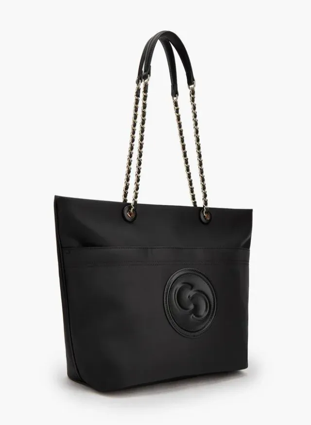 Logo Embossed School Tote Bag With Zip Closure - 31x16x31 CM – صورة 7