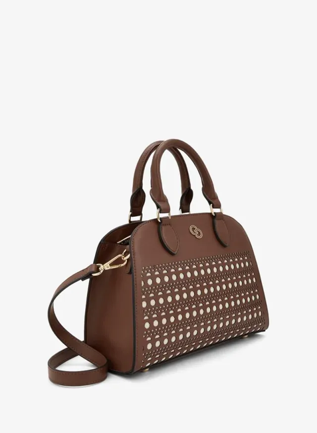 Cutwork Tote Bag With Detachable Strap – صورة 3