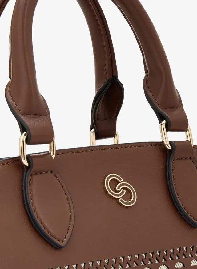 Cutwork Tote Bag With Detachable Strap – صورة 4