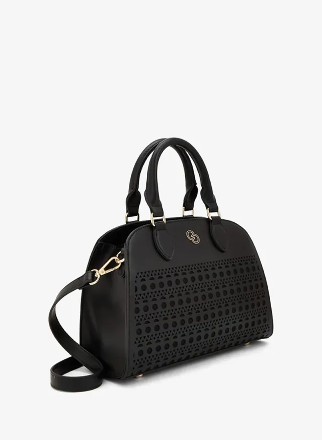 Cutwork Tote Bag With Detachable Strap – صورة 3